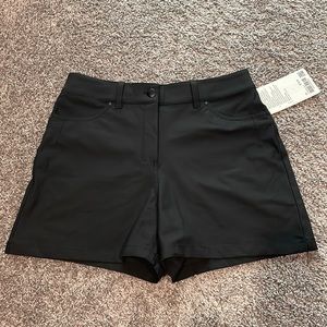 NWT Lululemon Black HR City Sleek Shorts 4inch
